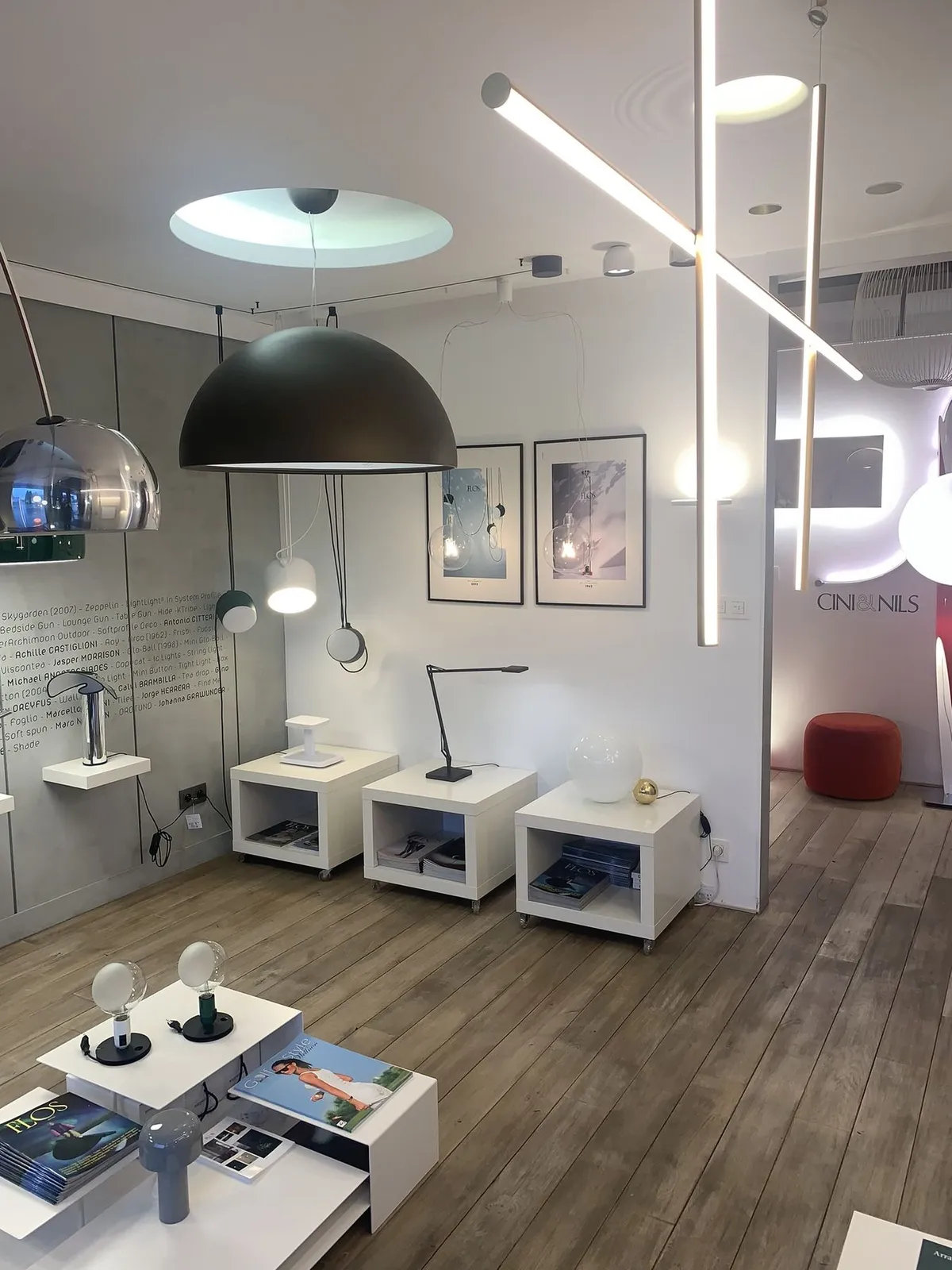 Ambiance Flos au showroom Domelec de Libramont — vue 6