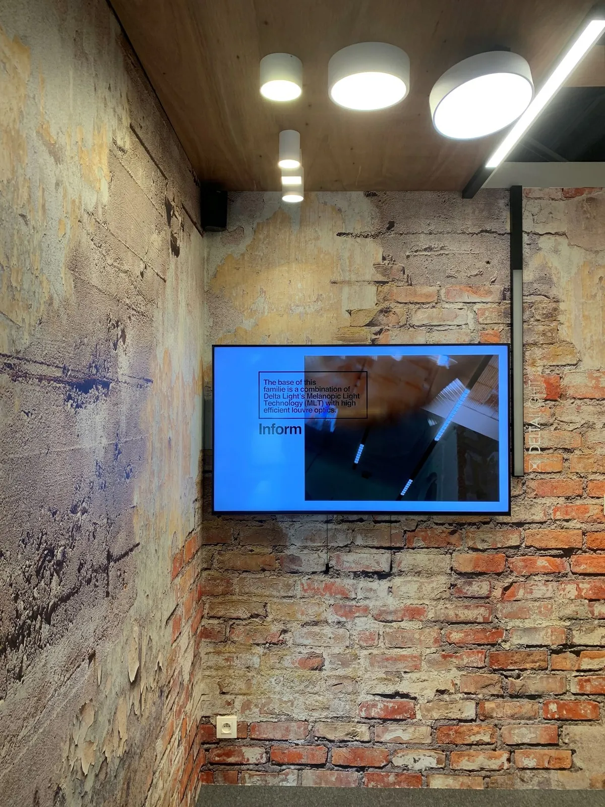 Ambiance Delta Light au showroom Domelec de Libramont — vue 3
