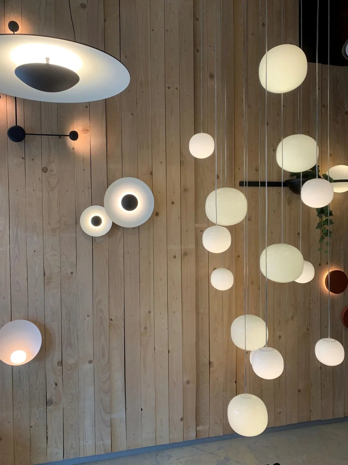 Ambiance Vibia au showroom Domelec de Libramont — vue 1