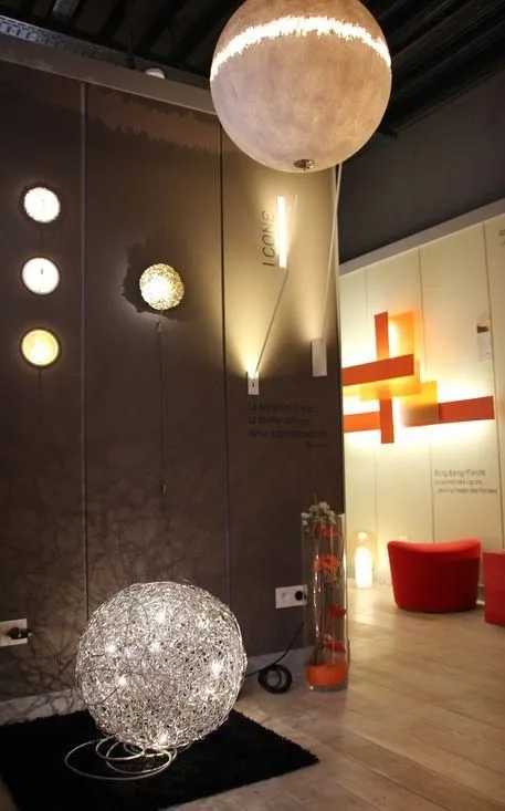 Ambiance Catellani & Smith / iCone au showroom Domelec de Libramont — vue 1